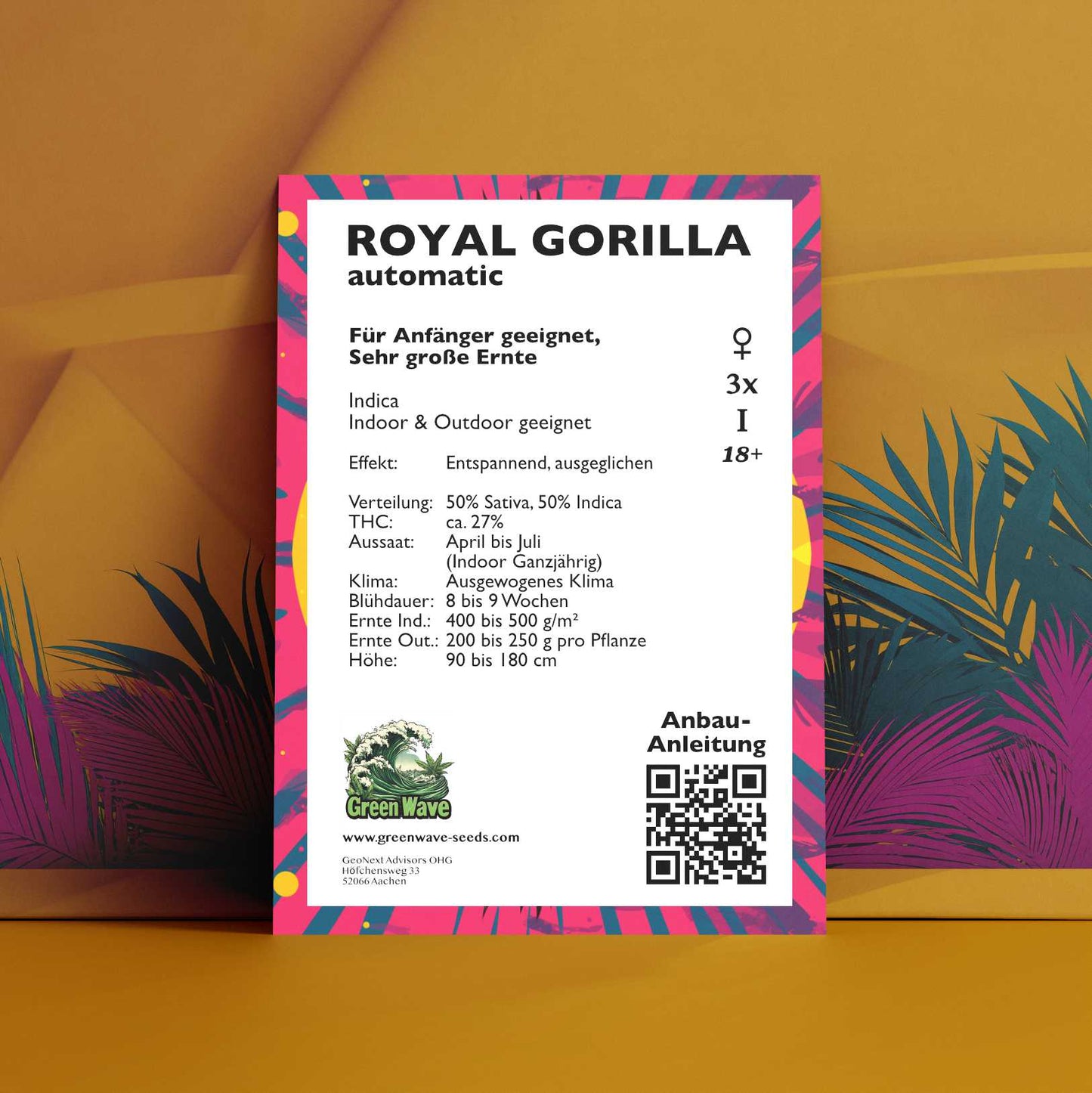 Hanfsamen Royal Gorilla Automatic